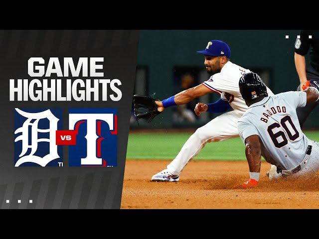 Tigers vs. Rangers Game Highlights (6/4/24) | MLB Highlights