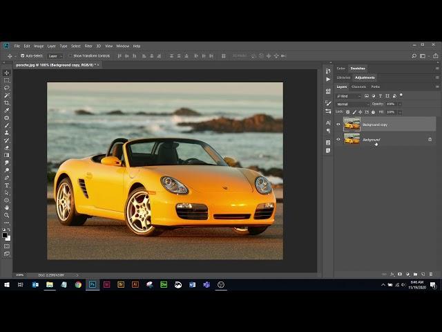 Photoshop: Unlocking Background Layer and how to use Workspace Switcher
