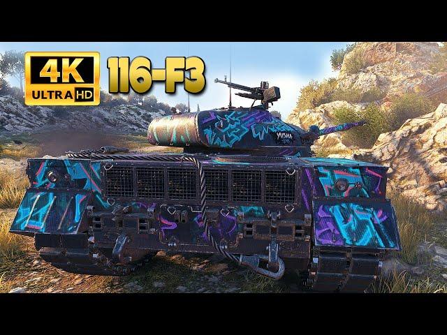 116-F3: Last hope on map Abbey - World of Tanks