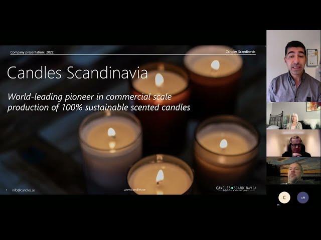 Candles Scandinavia Bolagspresentation - VD Viktor Garmiani 20221020 - Safe Return Asset Management