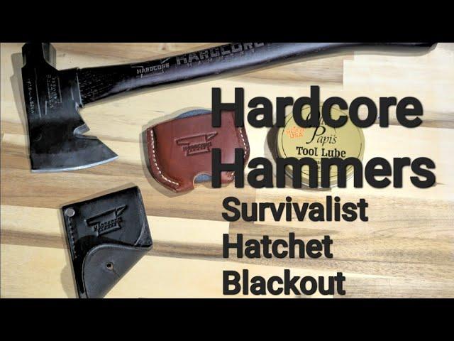 Hardcore Hammers Survival Hatchet Blackout Maintenance Kit USA MADE @hardcorehammers5926