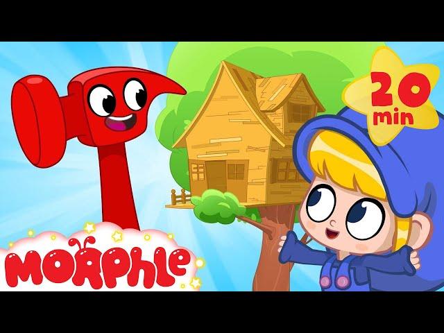Morphle's treehouse - Building with Mila and Morphle