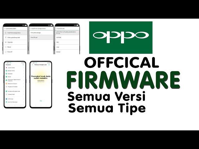 Cara Download Firmware OPPO Semua Tipe ( OPPO Official Firmware )