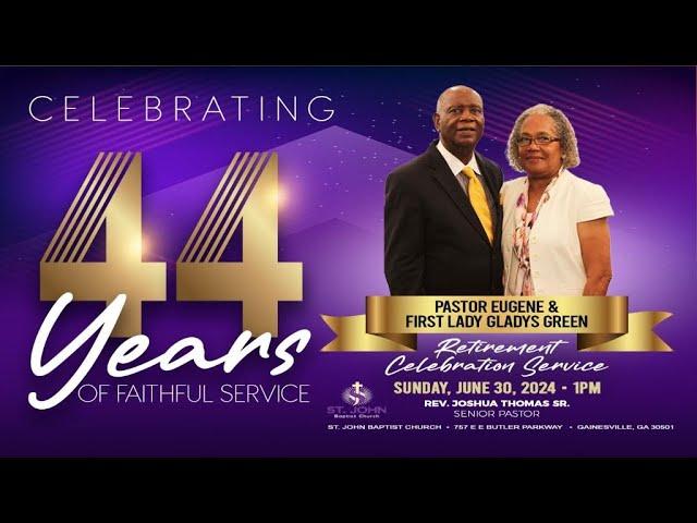 Pastor Eugene Green Retirement Service - 44 Years of Pastoral Ministry