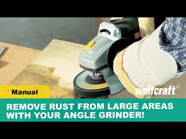 Remove Rust From Large Areas With Your Angle Grinder!