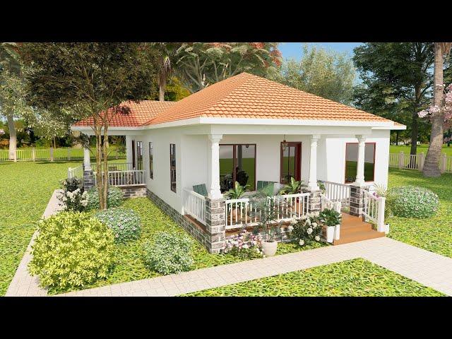 Small House Design 2 Bedroom - With Floor Plan.  | Home Tour