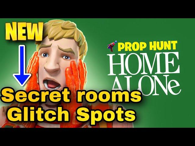 FORTNITE - Prop Hunt Home Alone Glitch Spots + Secret Spots…! Chapter 5