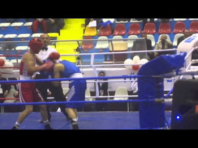 Rüstem Şükür Büyük Erkekler Ferdi Türkiye Boks Şampiyonası 60 kg 1.Maç Ordu.MP4