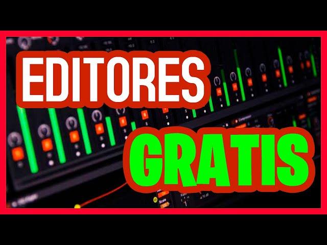  6 EDITORES de AUDIO GRATIS para PC MAC y LINUX  // EDICION DE SONIDO para Radio GRATIS