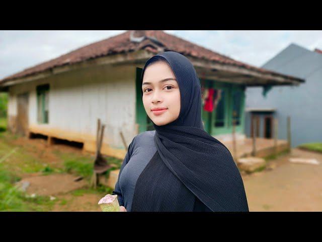 NENG SILVINA GADIS DESA MIRIP TIMUR TENGAH CANTIKNYA ALAMI MENGHIASI SUASANA PEDESAAN