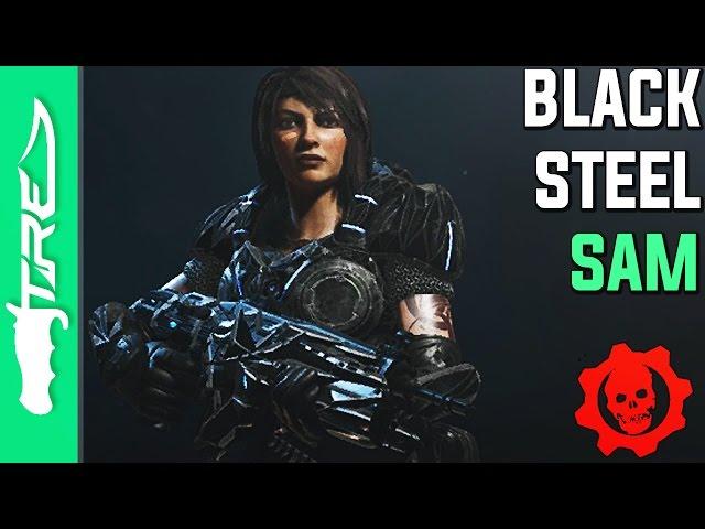 Gears of War 4 Multiplayer Gameplay - "Black Steel Sam" Character Gameplay (Black Steel)