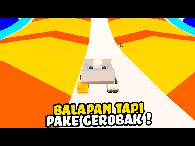 BALAPAN PAKE GEROBAK WKWK | Roblox Indonesia