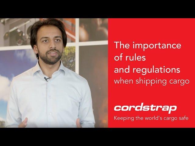 The importance of rules and regulations when shipping cargo