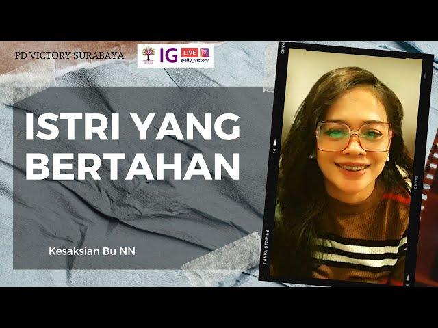 ISTRI YANG BERTAHAN | Kesaksian Bu NN | Zoom Live | 21 Agustus 2024