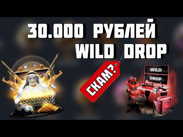 WILD DROP - СКАМ? ЧЕСТНАЯ ПРОВЕРКА НА 30.000 РУБЛЕЙ! ЭТО ПИАРИТ ЧЕЛОВЕД?