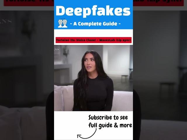 The 2023 Deepfake Guide (Roop, Wave2Lip, ElevenLabs, Tortoise)