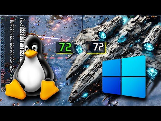 Linux vs Windows Benchmark Ashes of the Singularity