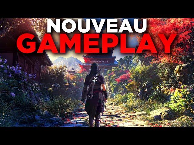  NOUVEAU GAMEPLAY d'Assassin's Creed Shadows révèle PLEINS D'INFOS !  Coop, Map, Village & Plus 