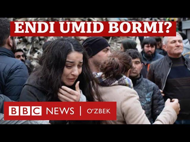 Туркия: Ҳозир ҳам тирик қолганлар борми? Сўнгги тафсилотлар Turkiya Yangiliklar BBC News O'zbek