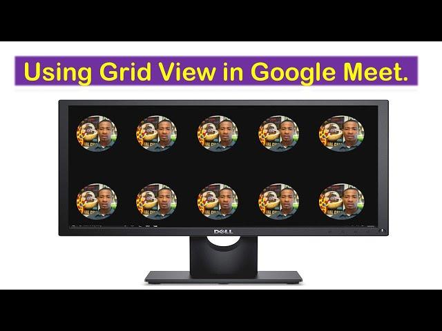 How to Install and Use Grid View  Extension for Google Meet