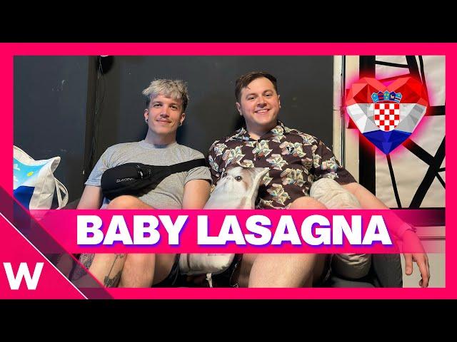  Baby Lasagna (Croatia Eurovision 2024) INTERVIEW @ EUROSONG - Najveći hitovi in Zagreb