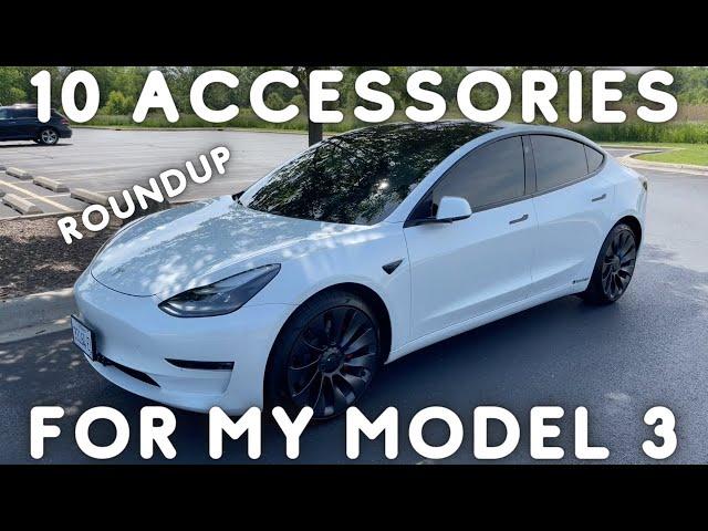 10 Accessories In 10 Min - Tesla Model 3 (Roundup)