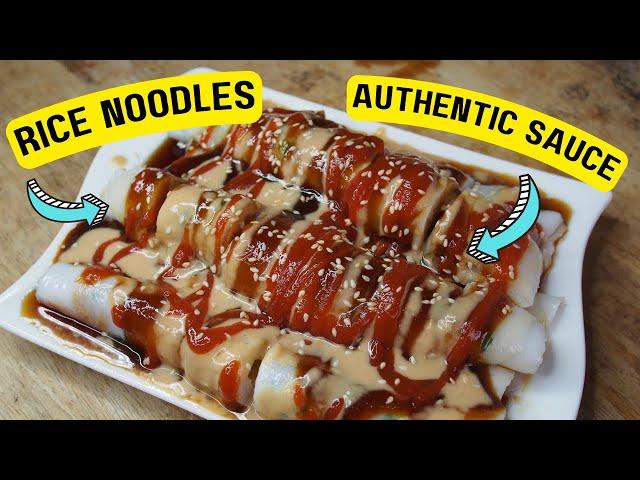 Hong Kong Chee Cheong Fun & Sauce Recipe | Wally Cooks Everything