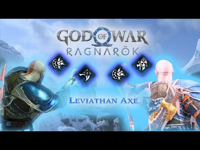 God of War: Ragnarok - Leviathan Axe Relic Attacks (With upgrades) | AbilityPreview