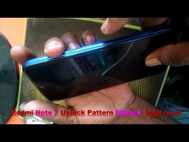 Redmi Note 7 Unlock Pattern Pinlock  hard reset by tkg media