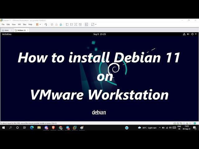 How to install Debian 11 on VMware Workstation