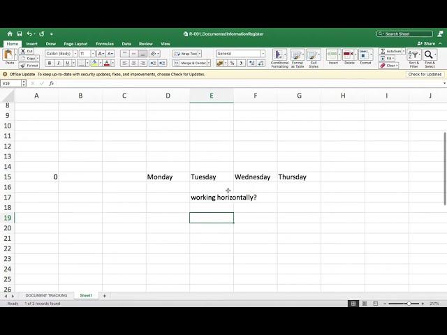 Autofill in Excel Mac NOT showing /not working