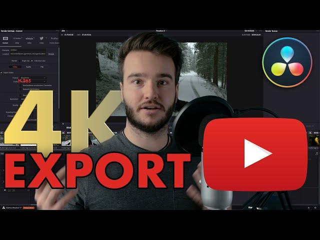 DARUM EXPORTIERST DU DEINE VIDEOS FALSCH! | Youtube Export 2021 | DaVinci Resolve 17 Tutorial