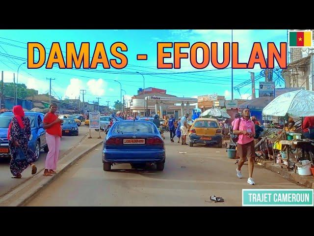 (Yaoundé) De Simbock à Efoulan par Damas  - Trajet Cameroun