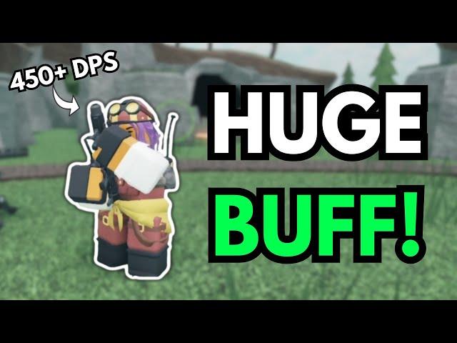 THE ENGINEER GOT A HUGE BUFF! | BETTER THAN ACCELERATOR? - Tower Defense Simulator (UPDATE)