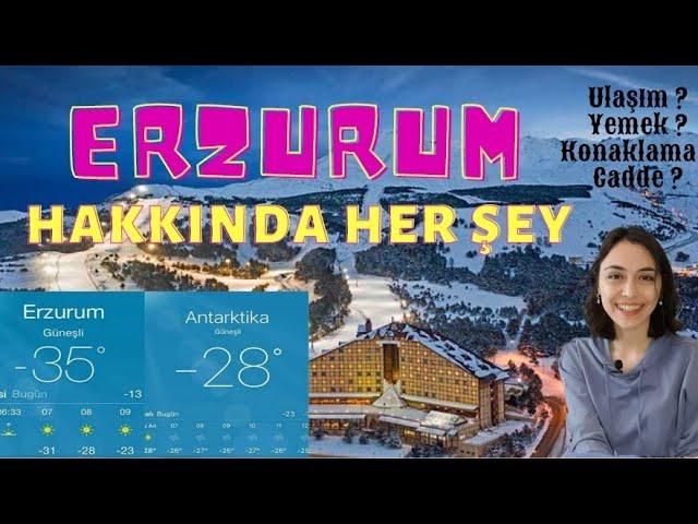 ERZURUM'DA(-35°C) YAŞAMAK / ATATÜRK ÜNİVERSİTESİ HAKKINDA HER ŞEY / YURT ? YEMEK /ULAŞIM KAMPÜS/