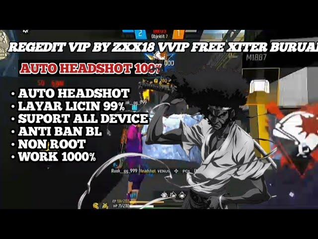 REGEDIT VIP BY ZXX18 XITER FREE ANTI BAN BL ANTI SERVER CIT GACOR 100%