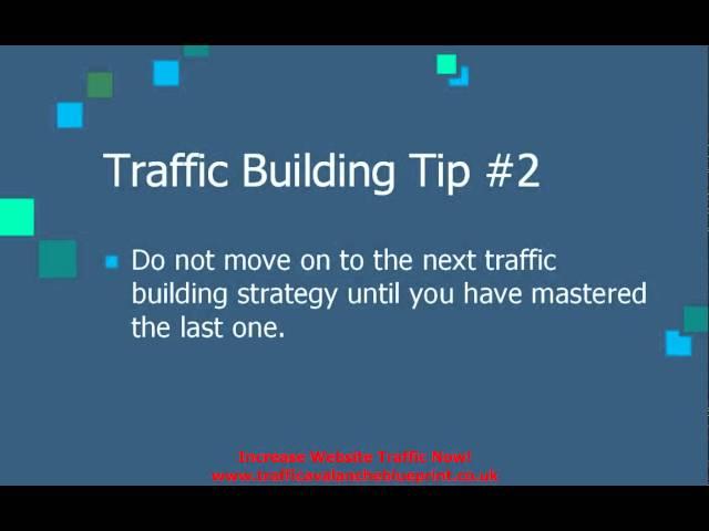 How to Increase Website Traffic! Traffic Building Tips!