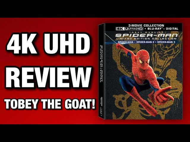 SPIDER-MAN 1-3 4K UHD BLU-RAY REVIEW | TOBEY MAGUIRE IS THE GOAT