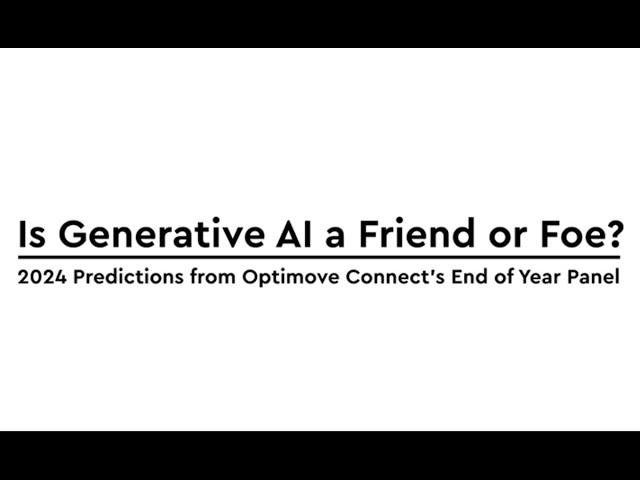 Is Generative AI a friend or foe?