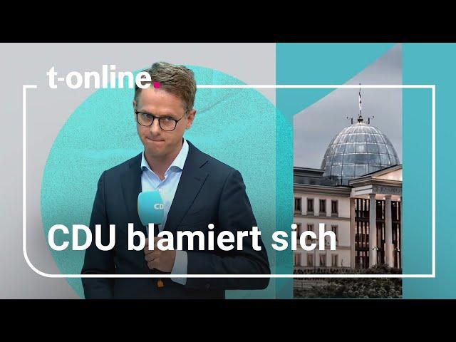 CDU stellt neues Design vor – falscher Reichstag sorgt für viel Spott