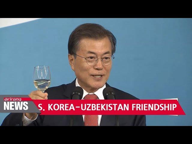 Leaders of S. Korea, Uzbekistan pledge to take bilateral ties to new level