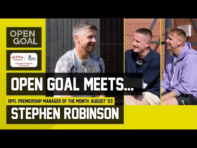 STEPHEN ROBINSON | Glen's Vodka SPFL MOTM Interview w/ St Mirren Gaffer