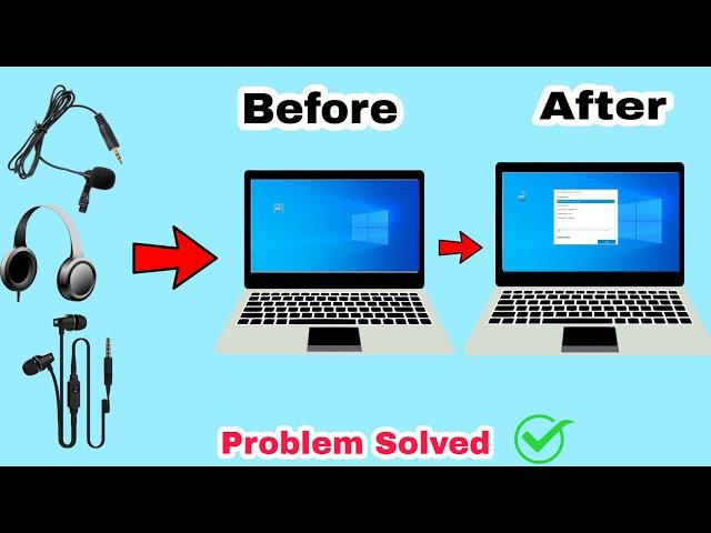 How To Fix Windows 10 Not Detecting Headphones/Microphone When Plugged In | Best Working Method 2021