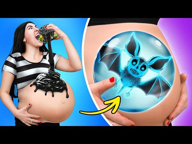 Rich vs Poor Pregnant Vampire || Parenting Hacks by 123 GO! and Ha Hack