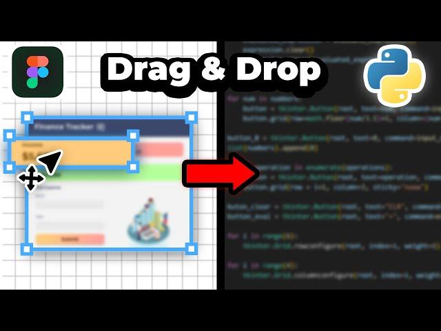 Use a Drag & Drop Editor to Make Tkinter Python GUI Applications!