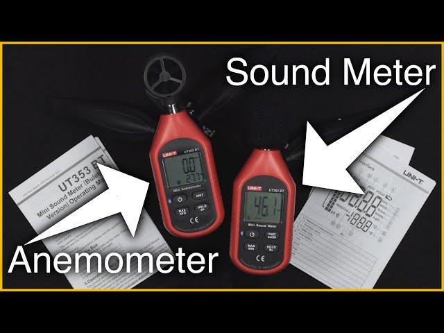 UNI-T Sound Meter (UT353BT) & Anemometer (UT363BT) Bluetooth Versions