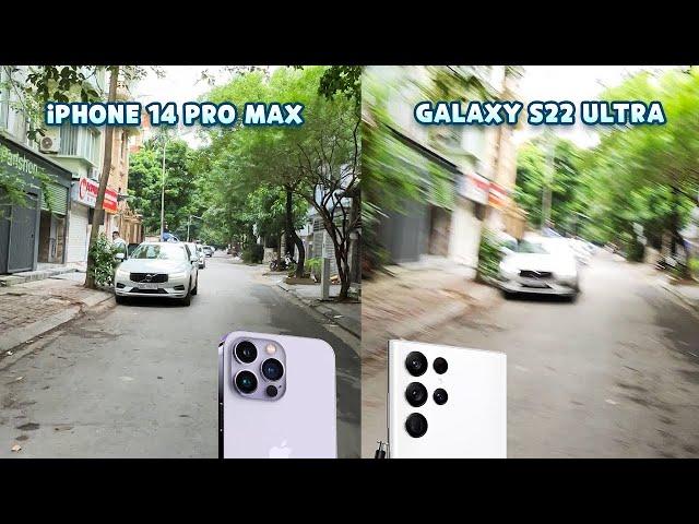 So sánh CAMERA siêu chống rung iPhone 14 Pro Max và Galaxy S22 Ultra: khác biệt quá lớn