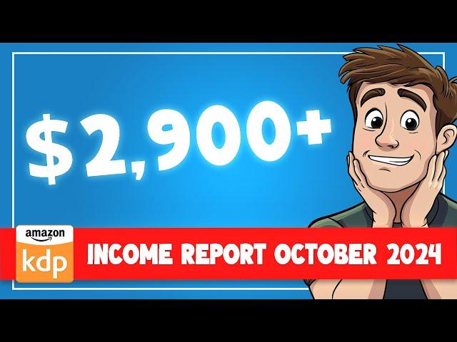 Amazon KDP Income Report October 2024 | How Much Money Can You Make on Amazon KDP?