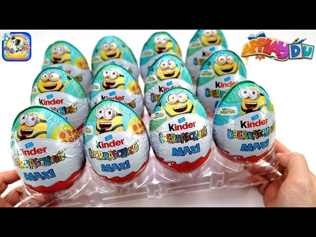 Kinder Surprise Minions Eggs MAXI "Applaydu" - The whole collection! 2024