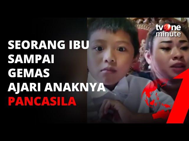 Ngakak! Aksi Seorang Ibu Ajari Anaknya Pancasila Ini Bikin Gemas! tvOne